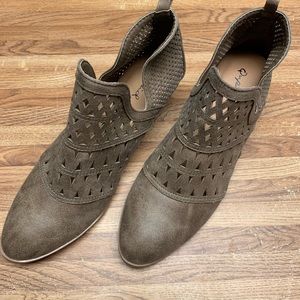 Qupid Cut Out Bootie